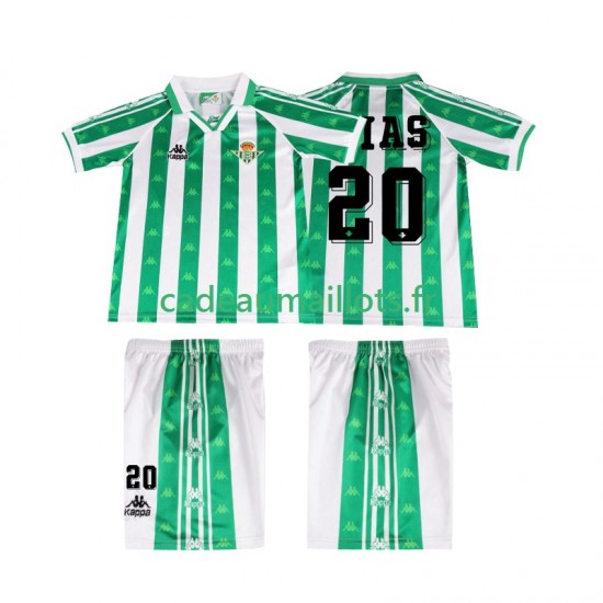 Real Betis Maillot avec flocage Tomas Olias 20 Rétro Domicile 1996 2004 ,Tenue Enfant MC