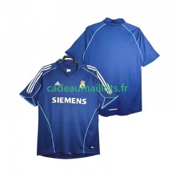 Real Madrid Maillot avec flocage Rétro Extérieur 1998 2006 ,Homme MC