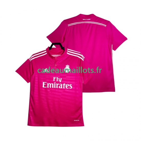Real Madrid Maillot avec flocage Rétro Extérieur 2014 2015 ,Homme MC