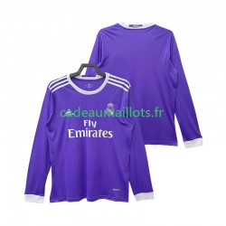 Real Madrid Maillot avec flocage Rétro Extérieur 2016 2017 ,Homme ML