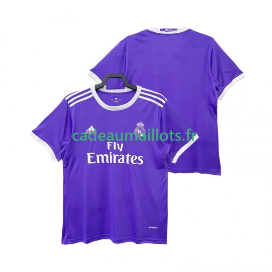 Real Madrid Maillot avec flocage Rétro Extérieur 2016 2017 ,Homme MC