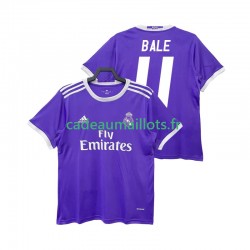 Real Madrid Maillot avec flocage BALE 11 Rétro Extérieur 2016 2017 ,Homme MC