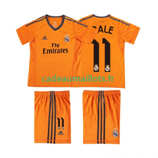 Real Madrid Maillot avec flocage BALE 11 Rétro 3ème 2013 2014 ,Tenue Enfant MC