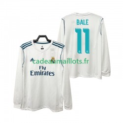 Real Madrid Maillot avec flocage BALE 11 Rétro Domicile 2017 2018 ,Homme ML