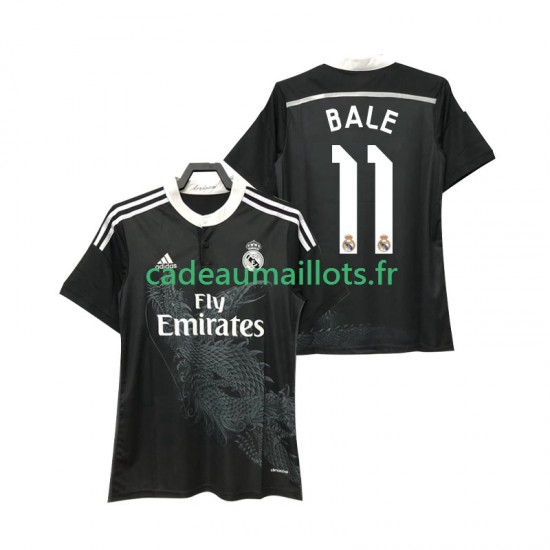 Real Madrid Maillot avec flocage BALE 11 Rétro Extérieur 2014 2015 ,Homme MC