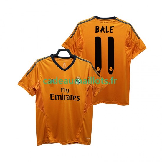 Real Madrid Maillot avec flocage BALE 11 Rétro 3ème 2013 2014 ,Homme MC