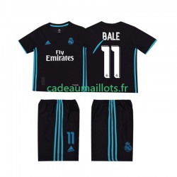 Real Madrid Maillot avec flocage Bale 11 Rétro Extérieur 2017 2018 ,Tenue Enfant MC