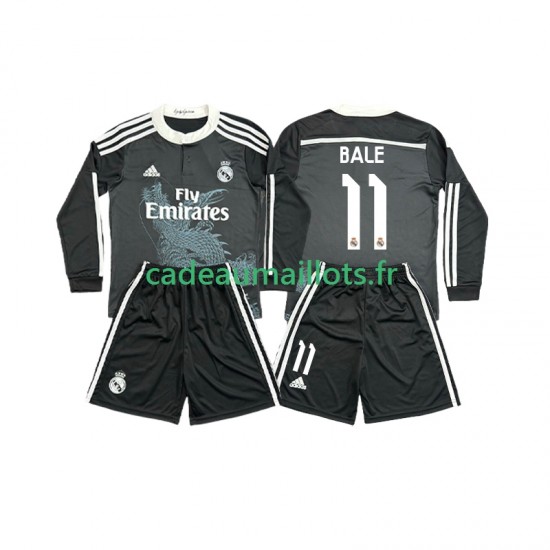 Real Madrid Maillot avec flocage Bale 11 Rétro 3ème 2014 2015 ,Tenue Enfant ML