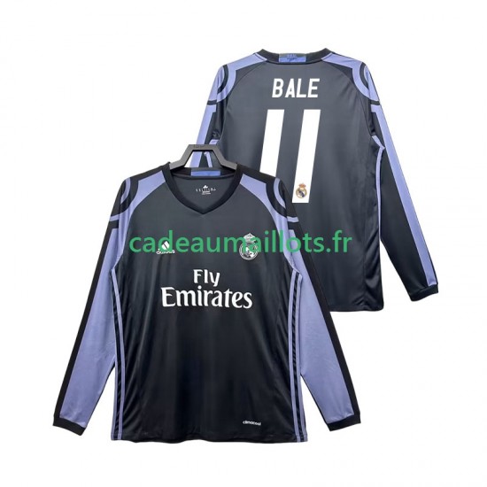 Real Madrid Maillot avec flocage Bale 11 Rétro 3ème 2016 2017 ,Homme ML