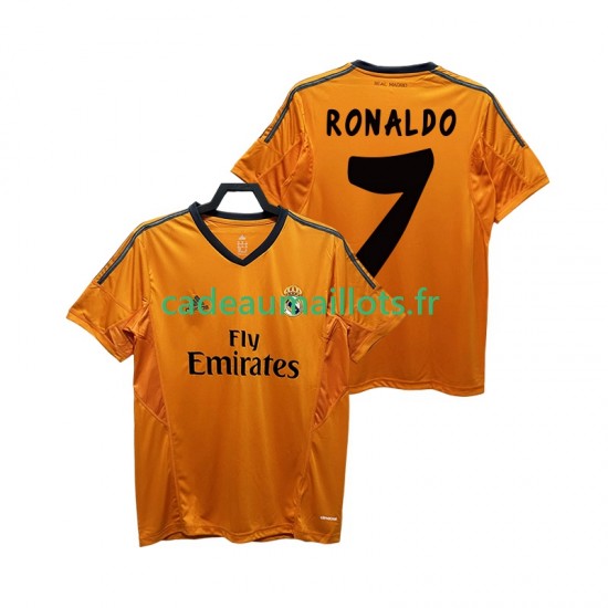 Real Madrid Maillot avec flocage CRISTIANO RONALDO 7 Rétro 3ème 2013 2014 ,Homme MC