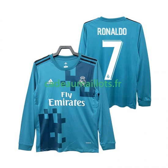 Real Madrid Maillot avec flocage CRISTIANO RONALDO 7 Rétro 3ème 2017 2018 ,Homme ML Real Madrid Maillot avec flocage CRISTIANO RONALDO 7 Rétro 3ème 2017 2018 ,Homme ML