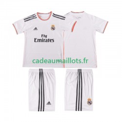 Real Madrid Maillot avec flocage Rétro Domicile 2013 2014 ,Tenue Enfant MC