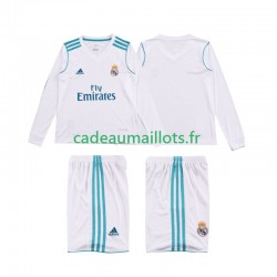 Real Madrid Maillot avec flocage Rétro Domicile 2017 2018 ,Tenue Enfant ML