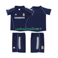 Real Madrid Maillot avec flocage Rétro Extérieur 1998 2006 ,Tenue Enfant MC