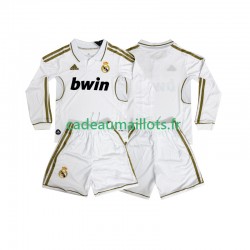 Real Madrid Maillot avec flocage Rétro Domicile 2011 2012 ,Tenue Enfant ML