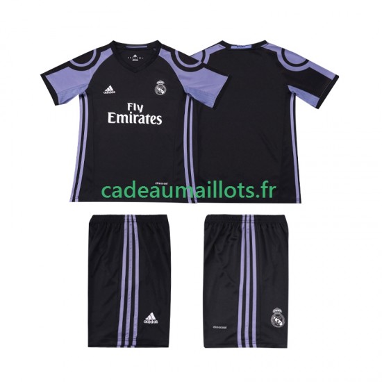 Real Madrid Maillot avec flocage Rétro 3ème 2016 2017 ,Tenue Enfant MC