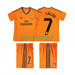 Real Madrid Maillot avec flocage Cristiano Ronaldo 7 Rétro 3ème 2013 2014 ,Tenue Enfant MC