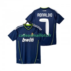Real Madrid Maillot avec flocage Cristiano Ronaldo 7 Rétro Extérieur 2010 2011 ,Homme MC