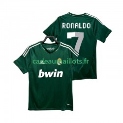 Real Madrid Maillot avec flocage Cristiano Ronaldo 7 Rétro 3ème 2012 2013 ,Homme MC