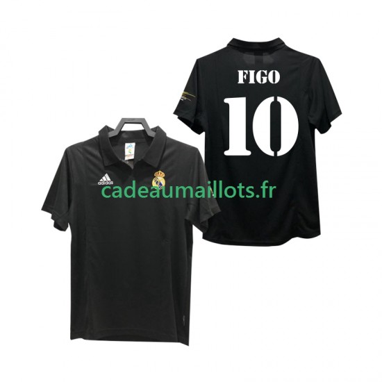 Real Madrid Maillot avec flocage FIGO 10 Rétro Extérieur 2010 2008 ,Homme MC