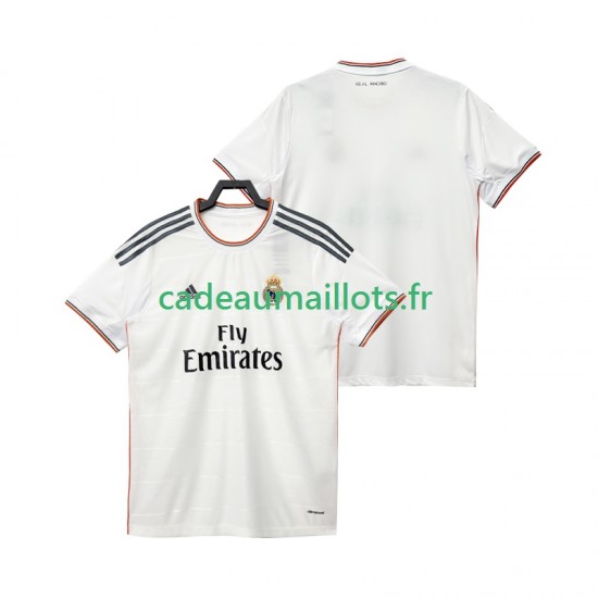 Real Madrid Maillot avec flocage Rétro Domicile 2013 2014 ,Homme MC