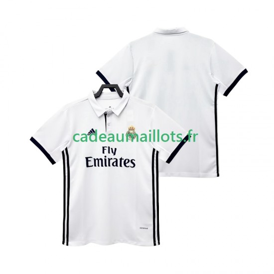 Real Madrid Maillot avec flocage Rétro Domicile 2017 2018 ,Homme MC