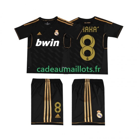 Real Madrid Maillot avec flocage KAKA 8 - Rétro Extérieur 2011 2012 ,Tenue Enfant MC