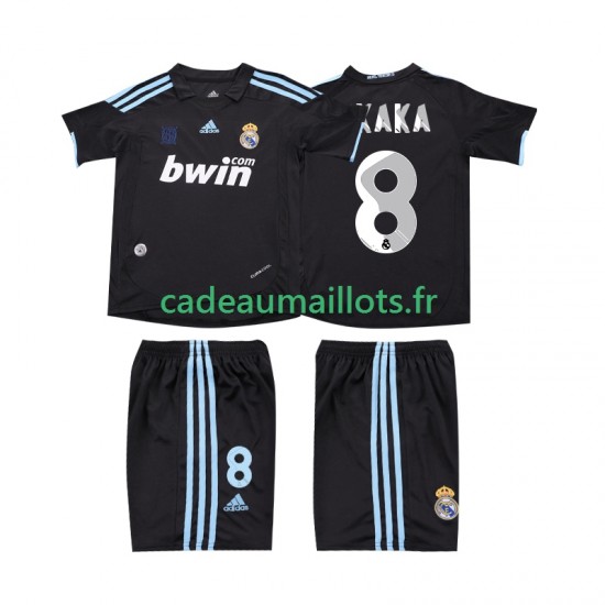 Real Madrid Maillot avec flocage KAKA 8 Rétro Extérieur 2009 2010 ,Tenue Enfant MC