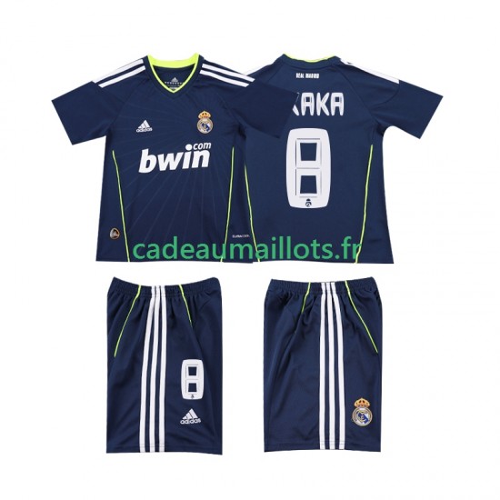 Real Madrid Maillot avec flocage KAKA 8 Rétro Extérieur 2010 2011 ,Tenue Enfant MC