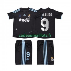 Real Madrid Maillot avec flocage RONALDO 9 Rétro Extérieur 2009 2010 ,Tenue Enfant MC