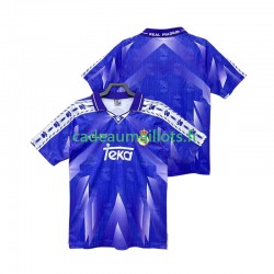 Real Madrid Maillot avec flocage Rétro Extérieur 1996 2004 ,Homme MC