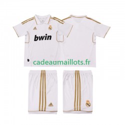 Real Madrid Maillot avec flocage Rétro Domicile 2011 2012 ,Tenue Enfant MC
