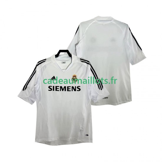 Real Madrid Maillot avec flocage Rétro Domicile 1998 2006 ,Homme MC