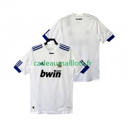 Real Madrid Maillot avec flocage Rétro Domicile 2010 2011 ,Homme MC