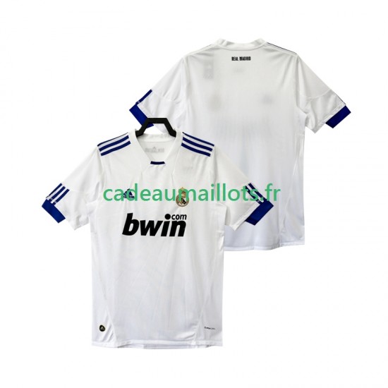 Real Madrid Maillot avec flocage Rétro Domicile 2010 2011 ,Homme MC
