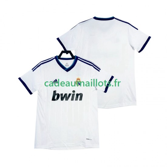 Real Madrid Maillot avec flocage Rétro Domicile 2012 2013 ,Homme MC