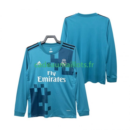 Real Madrid Maillot avec flocage Rétro 3ème 2017 2018 ,Homme ML