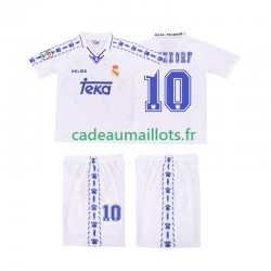 Real Madrid Maillot avec flocage SEEDORF 10 Rétro Domicile 1996 2004 ,Tenue Enfant MC