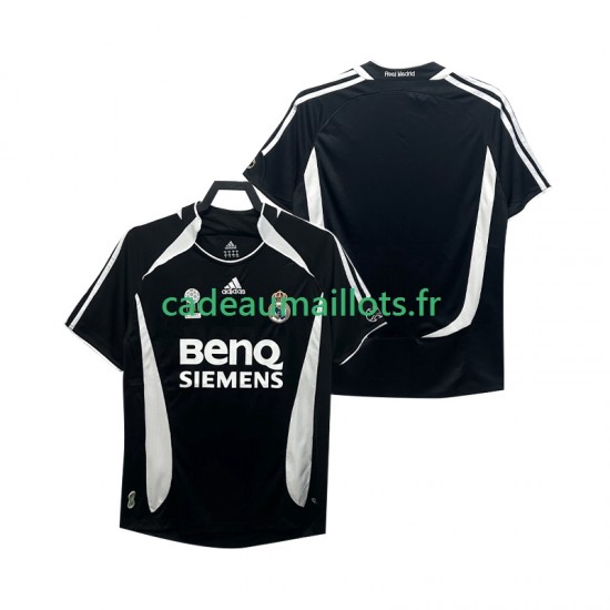 Real Madrid Maillot avec flocage Rétro 3ème 2006 2007 ,Homme MC