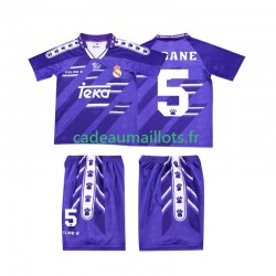 Real Madrid Maillot avec flocage ZIDANE 5 Rétro Extérieur 1994 1996 ,Tenue Enfant MC