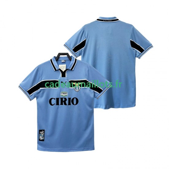 SS Lazio Maillot avec flocage Rétro Domicile 1988 2002 ,Homme MC