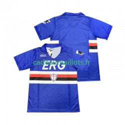 Sampdoria Maillot avec flocage Rétro Domicile 1990 1991 ,Homme MC