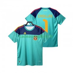 Espagne Maillot avec flocage Casillas 1 Gardien Rétro Domicile 2010 ,Homme MC