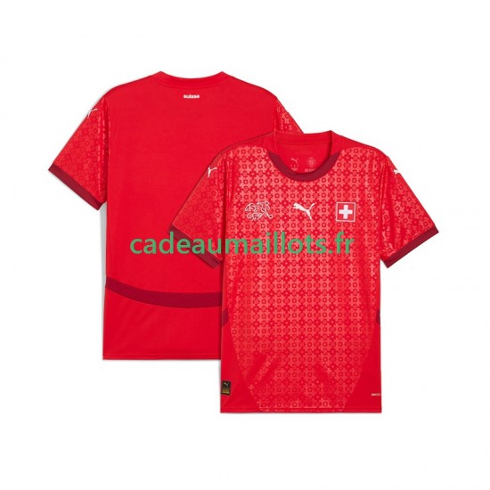 Suisse Maillot avec flocage Domicile 2025-2026 ,Homme MC