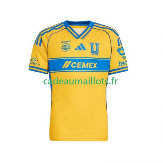 Tigres UANL Maillot avec flocage Domicile 2025-2026 ,Homme MC
