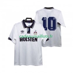 Tottenham Hotspur Maillot avec flocage 10 Rétro Domicile 1991 1993 ,Homme MC