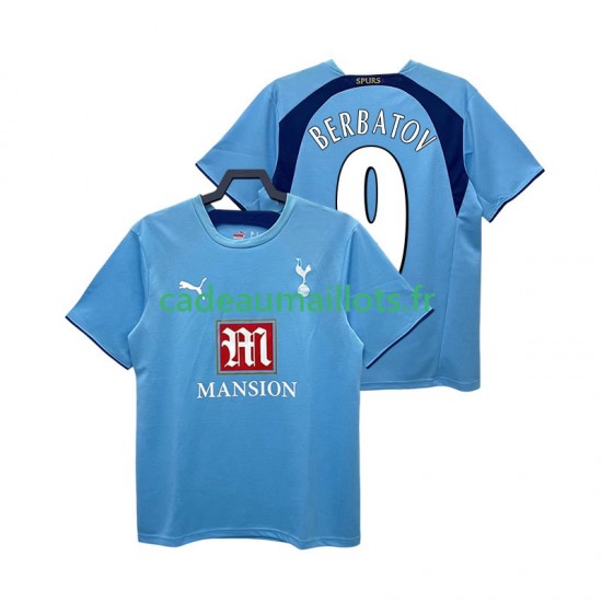 Tottenham Hotspur Maillot avec flocage BERBATOV 9 Rétro Extérieur 2006 2007 ,Homme MC