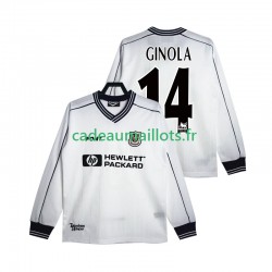 Tottenham Hotspur Maillot avec flocage GINOLA 14 Rétro Domicile 2004 2002 ,Homme ML