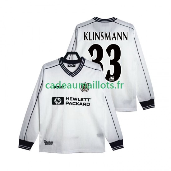 Tottenham Hotspur Maillot avec flocage KLINSMANN 33 Rétro Domicile 2004 2002 ,Homme ML