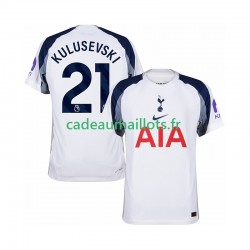 Tottenham Hotspur Maillot avec flocage Kulusevski 21 Domicile 2025-2026 ,Homme MC